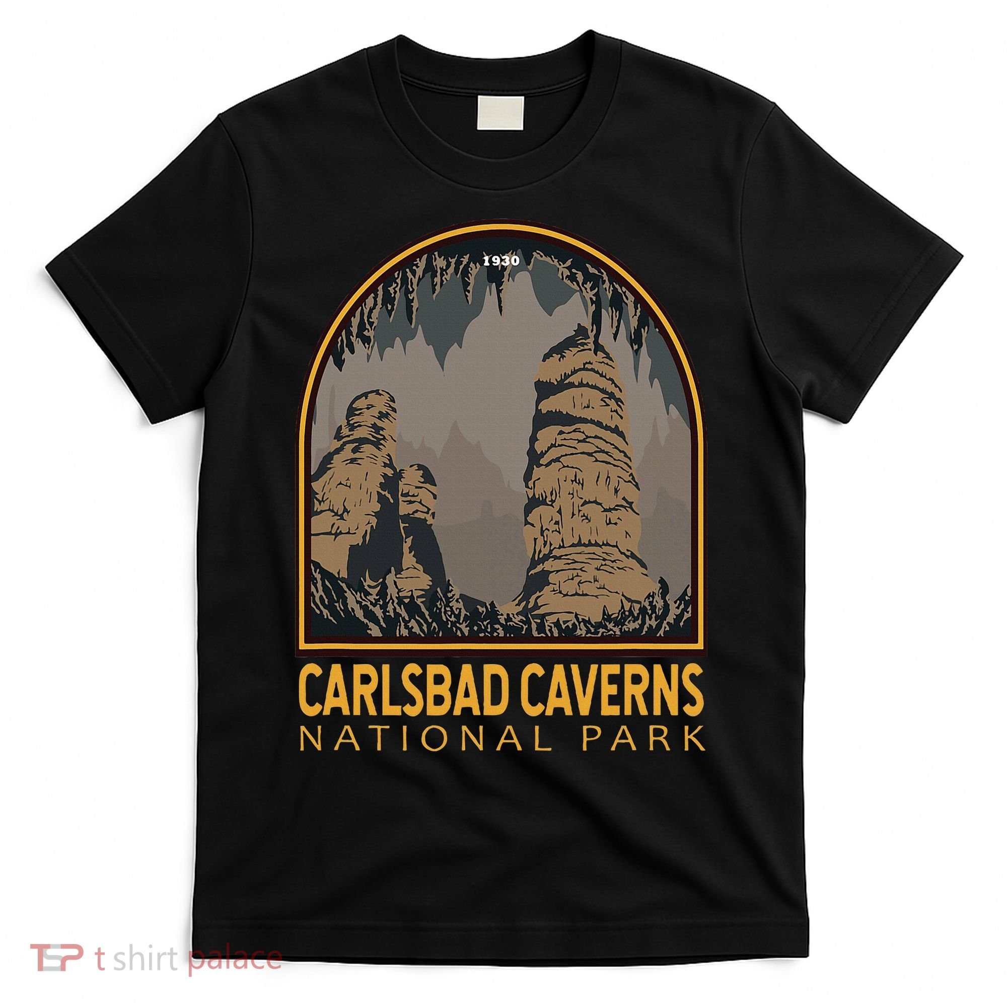 Carlsbad Caverns National Park Vintage Emblem T-Shirt
