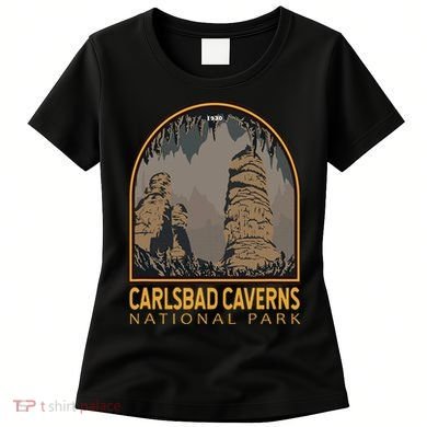 Carlsbad Caverns National Park Vintage Emblem Women's T-Shirt