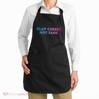Clap Cheeks Not Fans Funny Edm Rave Festival Raver Apron thumb 2
