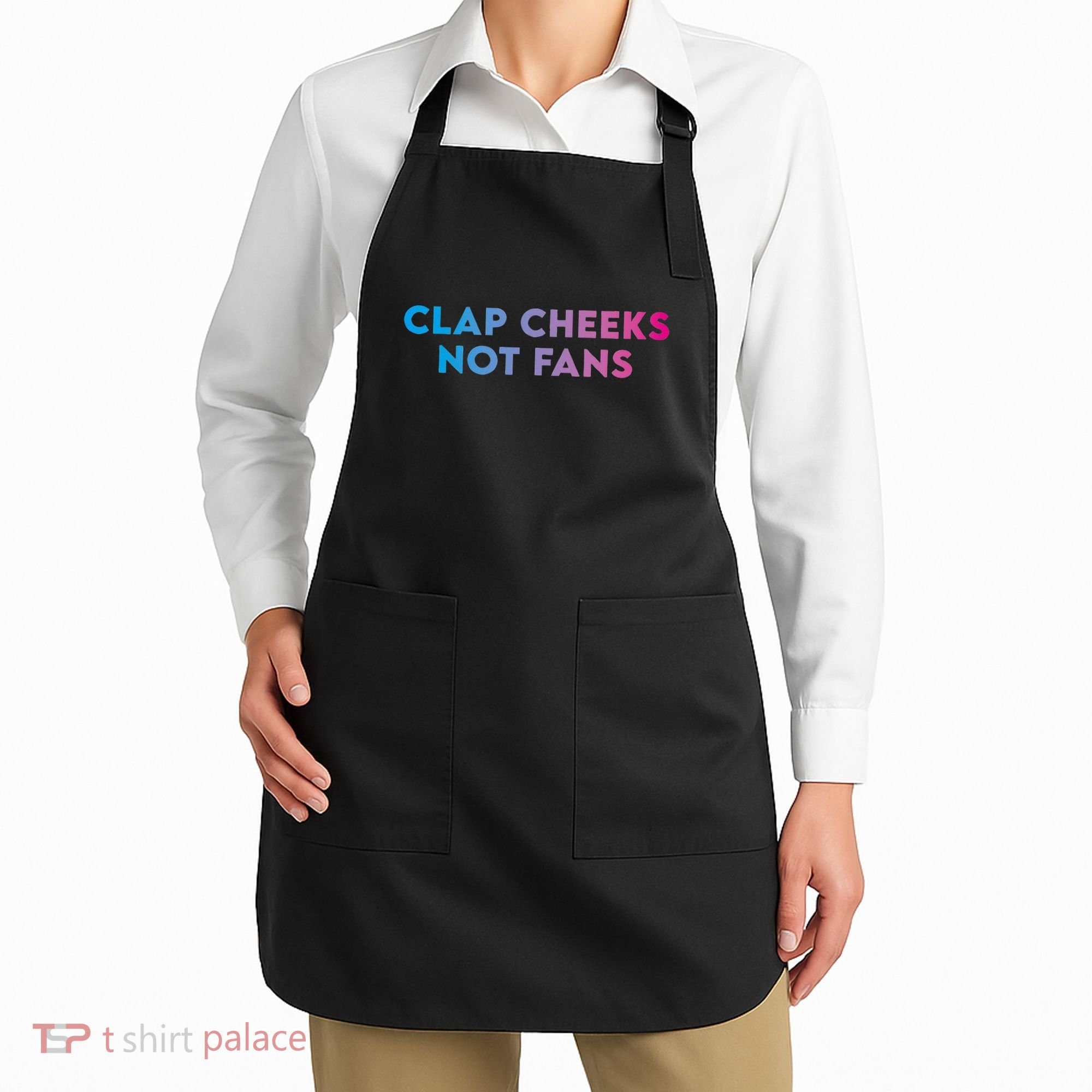 Clap Cheeks Not Fans Funny Edm Rave Festival Raver Apron