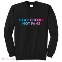 Clap Cheeks Not Fans Funny Edm Rave Festival Raver Sweatshirt thumb 0
