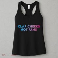 Clap Cheeks Not Fans Funny Edm Rave Festival Raver Women's Tank Top thumb 3