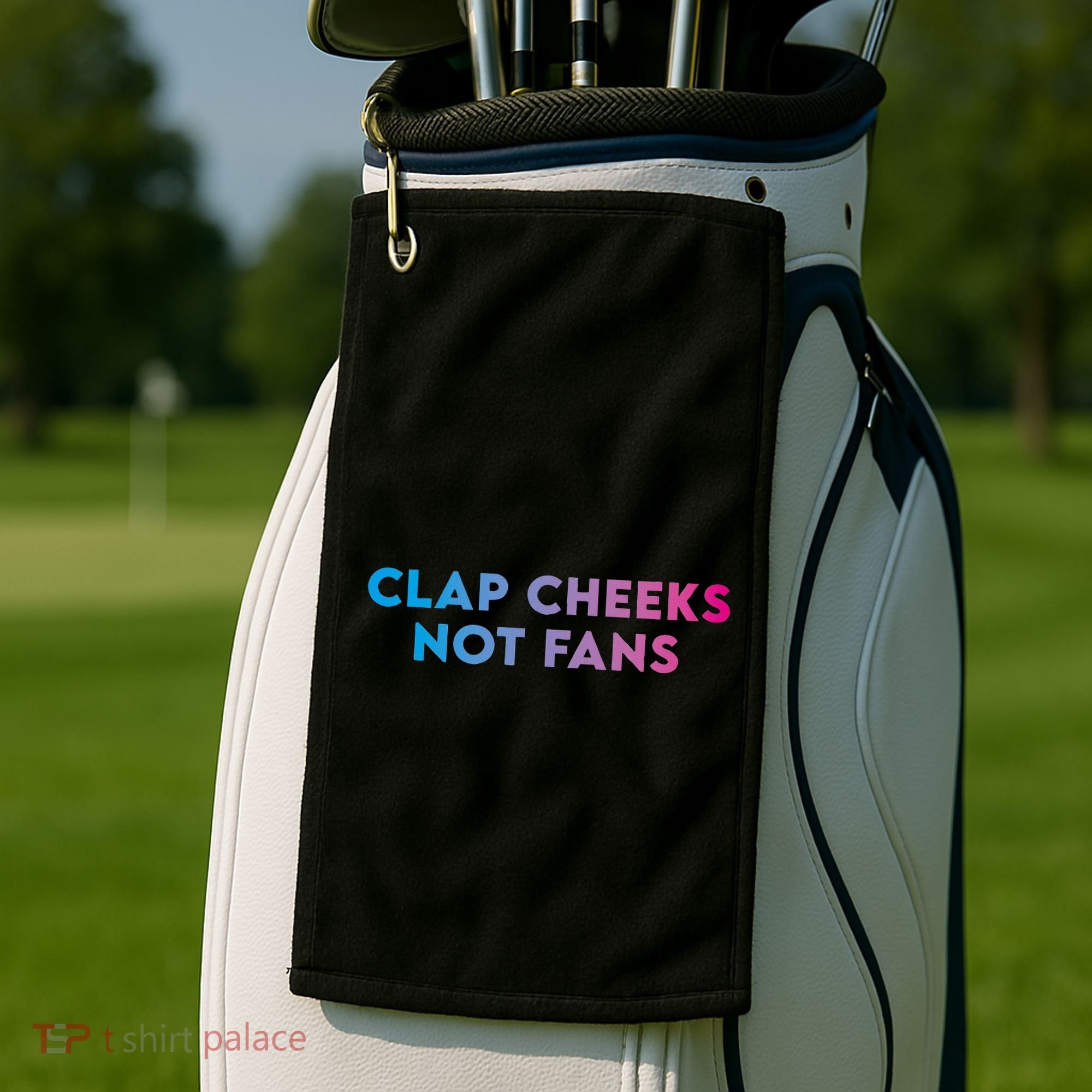 Clap Cheeks Not Fans Funny Edm Rave Festival Raver Golf Towel