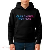 Clap Cheeks Not Fans Funny Edm Rave Festival Raver Kids Hoodie thumb 4