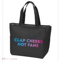 Clap Cheeks Not Fans Funny Edm Rave Festival Raver Tote Bag thumb 3