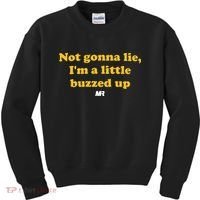 Campeche Collective Not Gonna Lie IM A Little Buzzed Up Kids Sweatshirt thumb 0