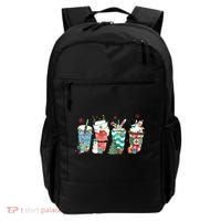 Christmas Coffee Nurse Latte Cozy Winter Xmas Coffee Lover Backpack thumb 0