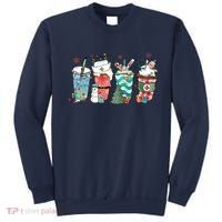 Christmas Coffee Nurse Latte Cozy Winter Xmas Coffee Lover Sweatshirt thumb 0