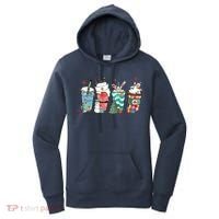 Christmas Coffee Nurse Latte Cozy Winter Xmas Coffee Lover Women's Hoodie thumb 0