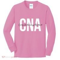 Cna Certified Nursing Assistant Medical Kids Long Sleeve Shirt thumb 0