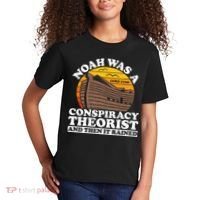 Conservative Christian Noah Was A Conspiracy Theorist Kids T-Shirt thumb 2