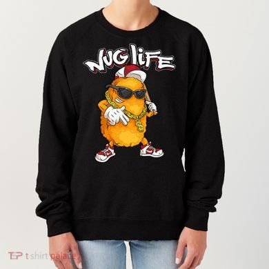 Cool Chicken Nugget Art Chicken Nugget Lover Women's Sweatshirt