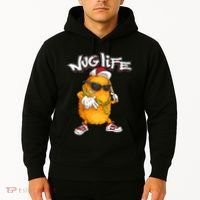 Cool Chicken Nugget Art Chicken Nugget Lover Hoodie thumb 2