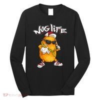 Cool Chicken Nugget Art Chicken Nugget Lover Long Sleeve Shirt thumb 0