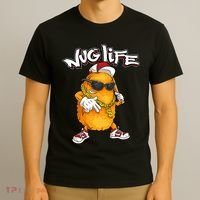 Cool Chicken Nugget Art Chicken Nugget Lover T-Shirt thumb 3