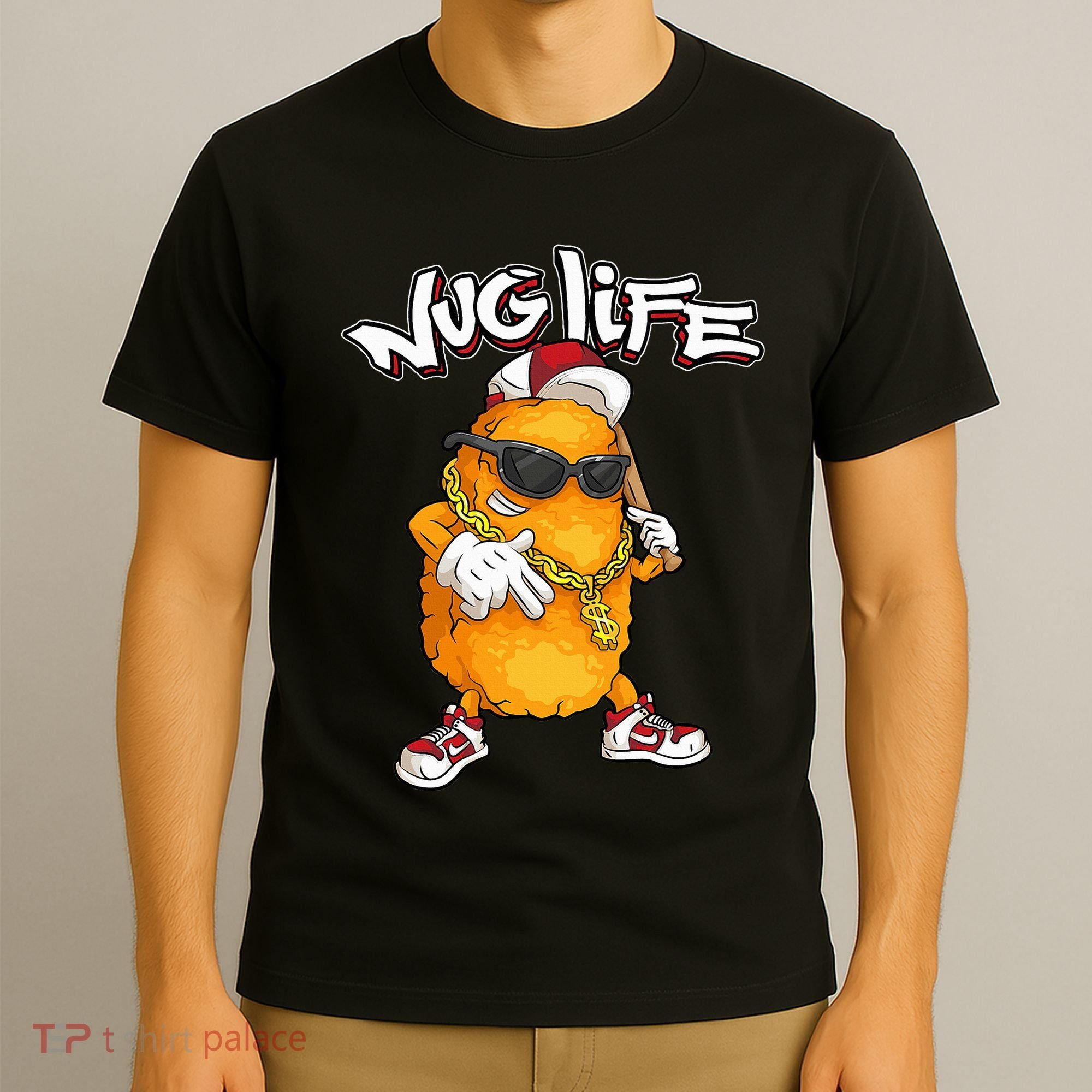 Cool Chicken Nugget Art Chicken Nugget Lover T-Shirt