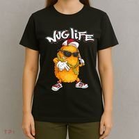 Cool Chicken Nugget Art Chicken Nugget Lover T-Shirt thumb 4