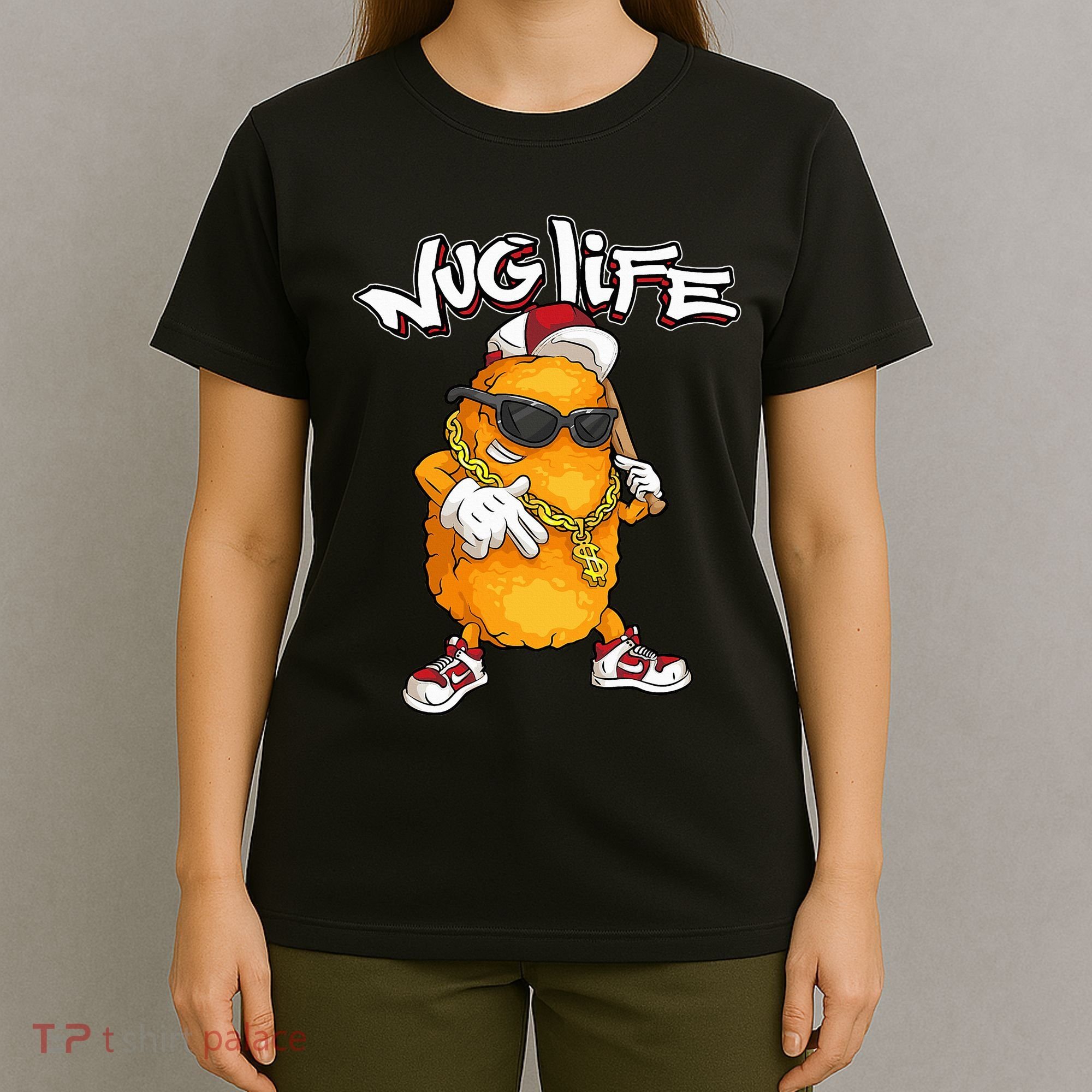 Cool Chicken Nugget Art Chicken Nugget Lover T-Shirt