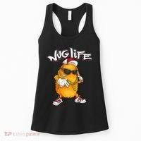 Cool Chicken Nugget Art Chicken Nugget Lover Women's Tank Top thumb 0