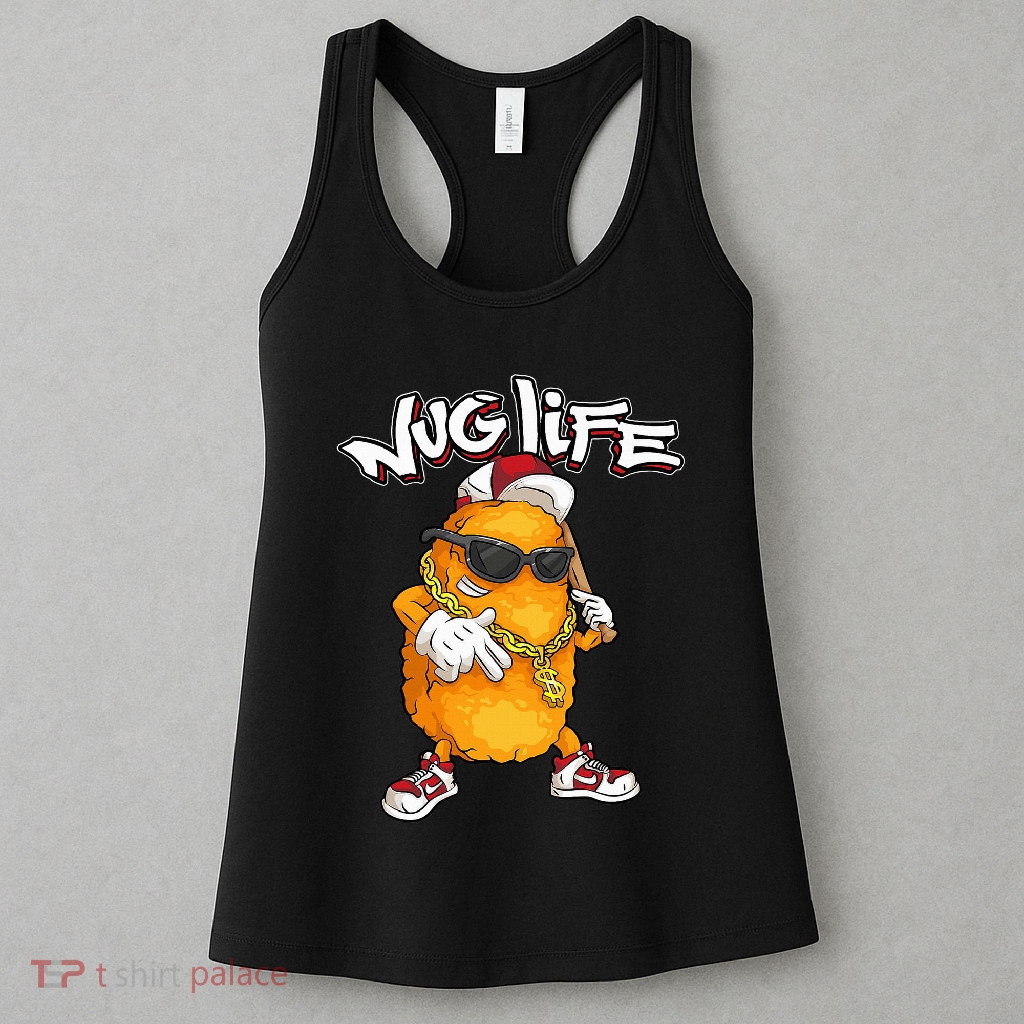 Cool Chicken Nugget Art Chicken Nugget Lover Women's Tank Top