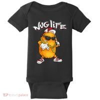 Cool Chicken Nugget Art Chicken Nugget Lover Baby Bodysuit thumb 0