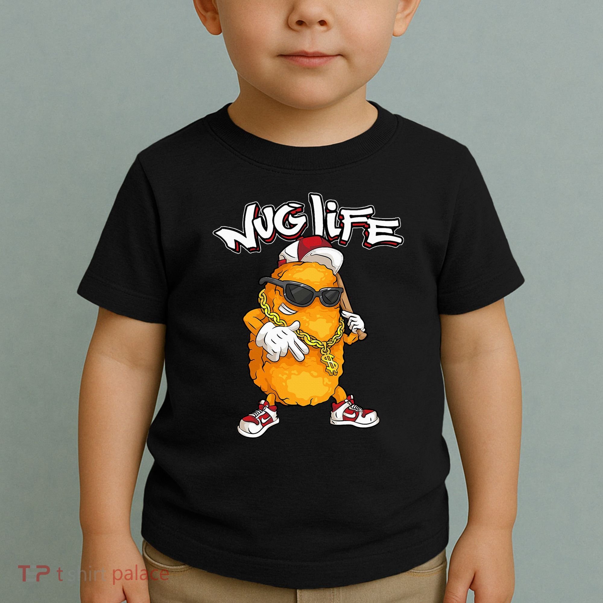 Cool Chicken Nugget Art Chicken Nugget Lover Toddler T-Shirt