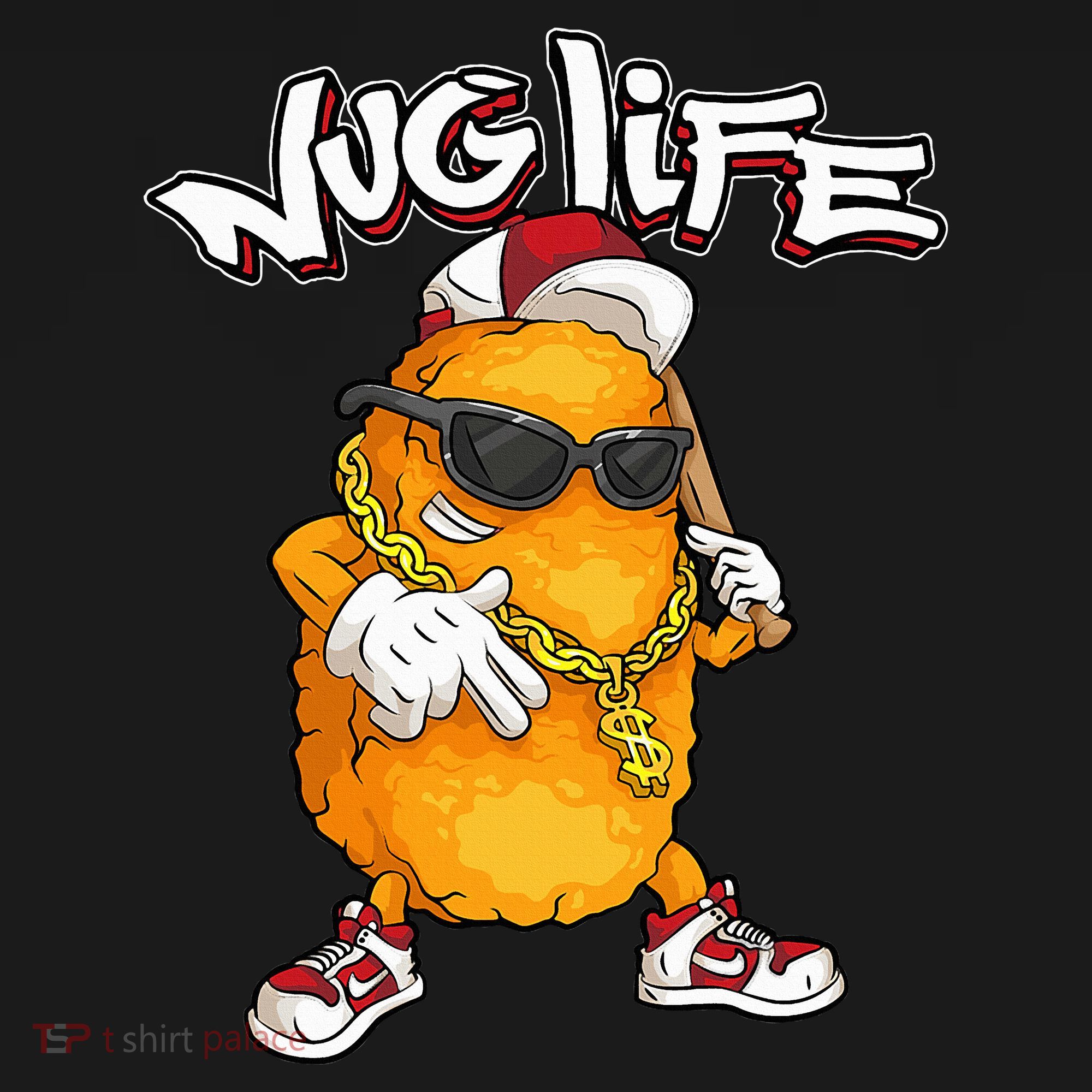 Cool Chicken Nugget Art Chicken Nugget Lover Visor