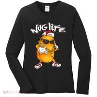 Cool Chicken Nugget Art Chicken Nugget Lover Women's Long Sleeve Shirt thumb 0