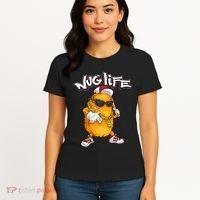 Cool Chicken Nugget Art Chicken Nugget Lover Women's T-Shirt thumb 4