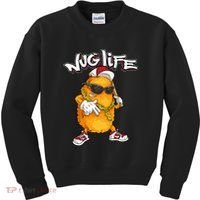 Cool Chicken Nugget Art Chicken Nugget Lover Kids Sweatshirt thumb 0
