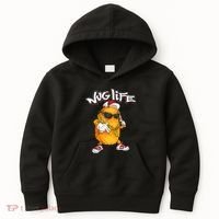 Cool Chicken Nugget Art Chicken Nugget Lover Kids Hoodie thumb 0