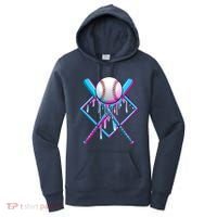 Cool Cute Neon Paint Baseball Bat Ball Diamond Women's Hoodie thumb 0