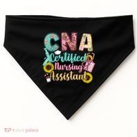 CNA Certified Nursing Assistant USA-Made Doggie Bandana thumb 0