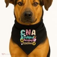 CNA Certified Nursing Assistant USA-Made Doggie Bandana thumb 1