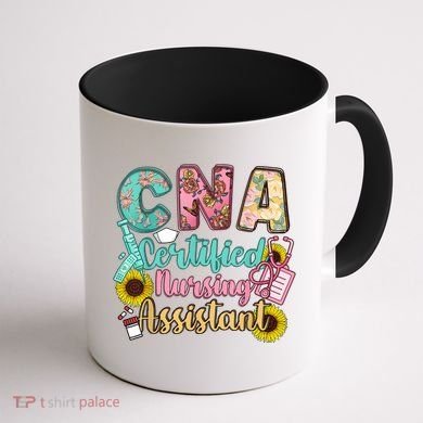 CNA Certified Nursing Assistant Coffee Mug back