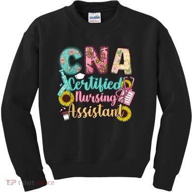 CNA Certified Nursing Assistant Kids Sweatshirt