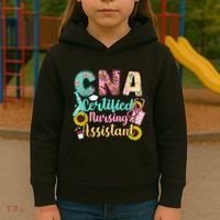 CNA Certified Nursing Assistant Kids Hoodie thumb 3