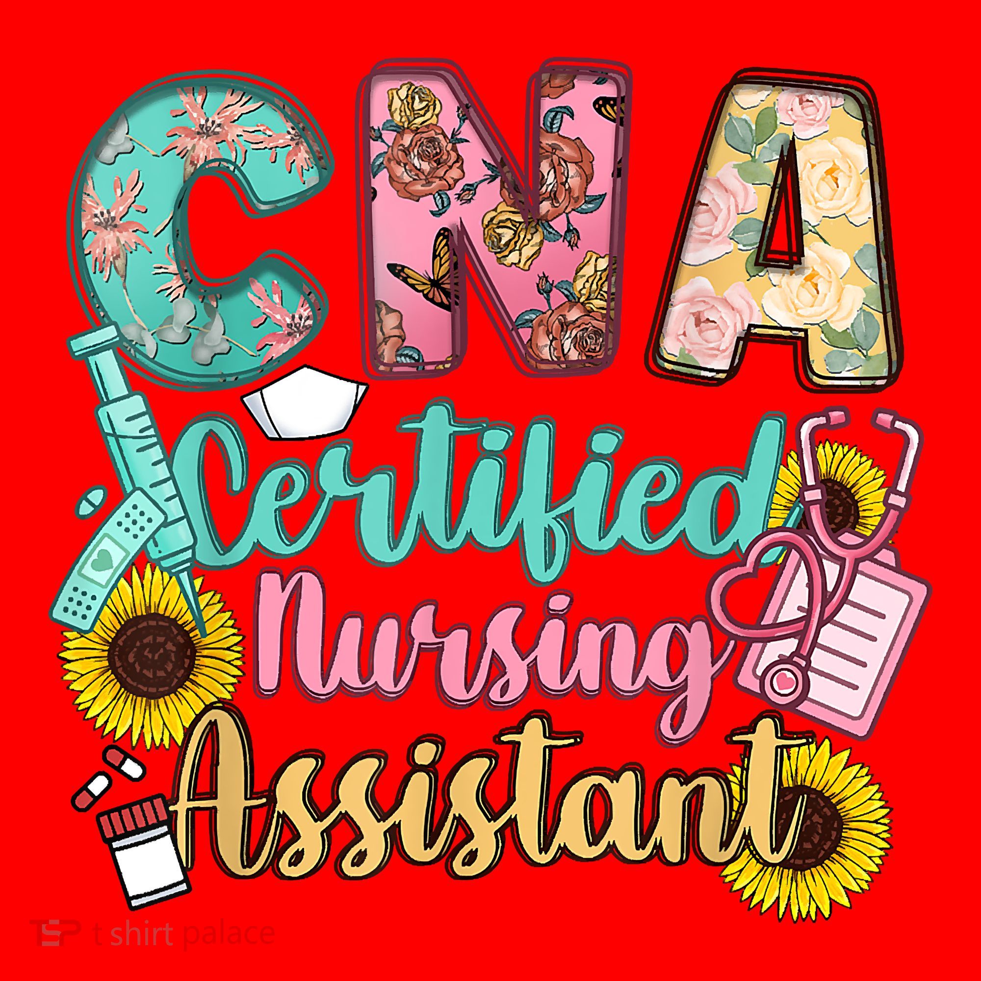 CNA Certified Nursing Assistant Santa Hat