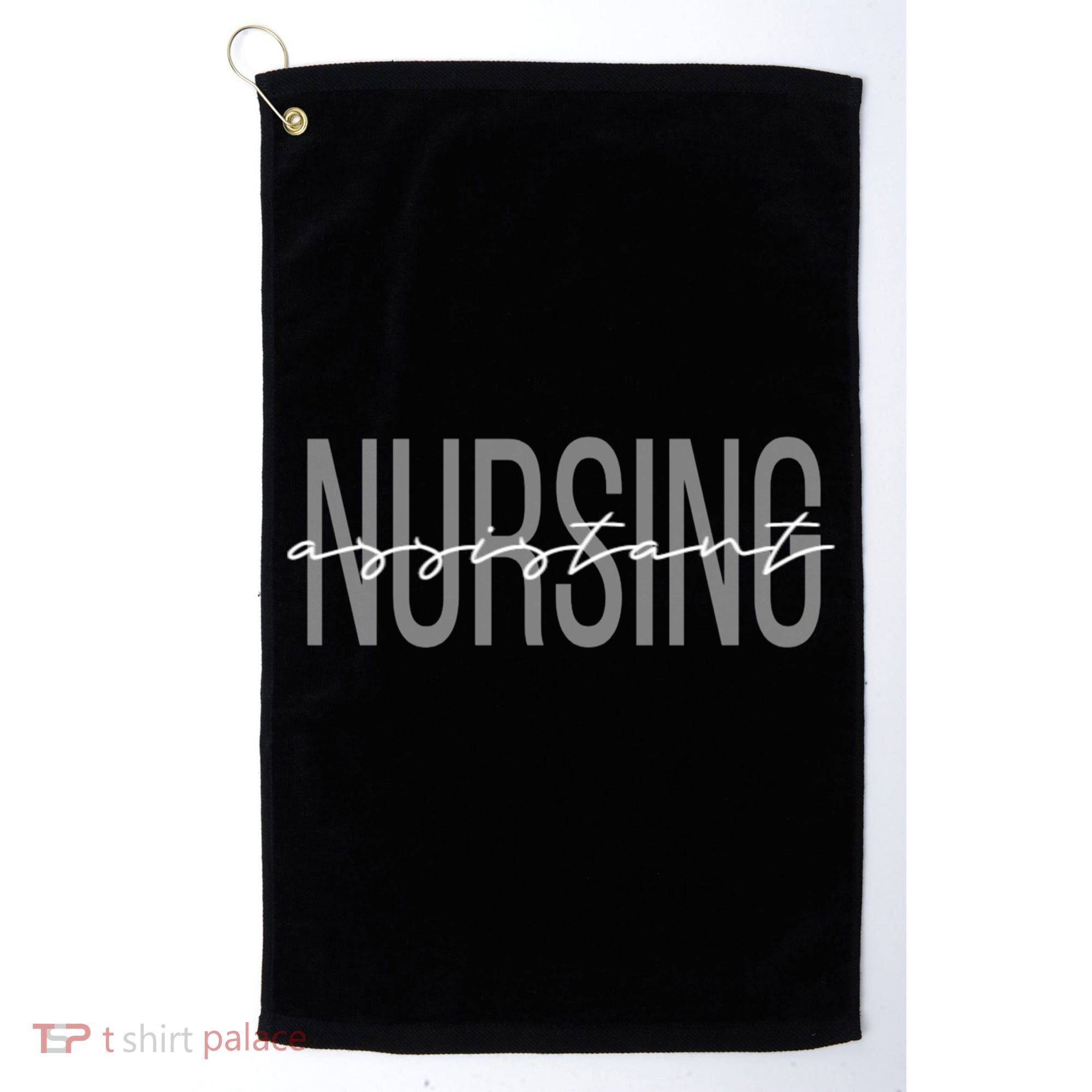 Cna Certified Nursing Assistant Medical Gift Golf Towel