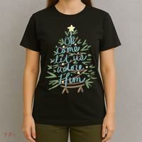 Christian Christ Nativity Christmas Oh Come Let Us Adore Him T-Shirt thumb 4