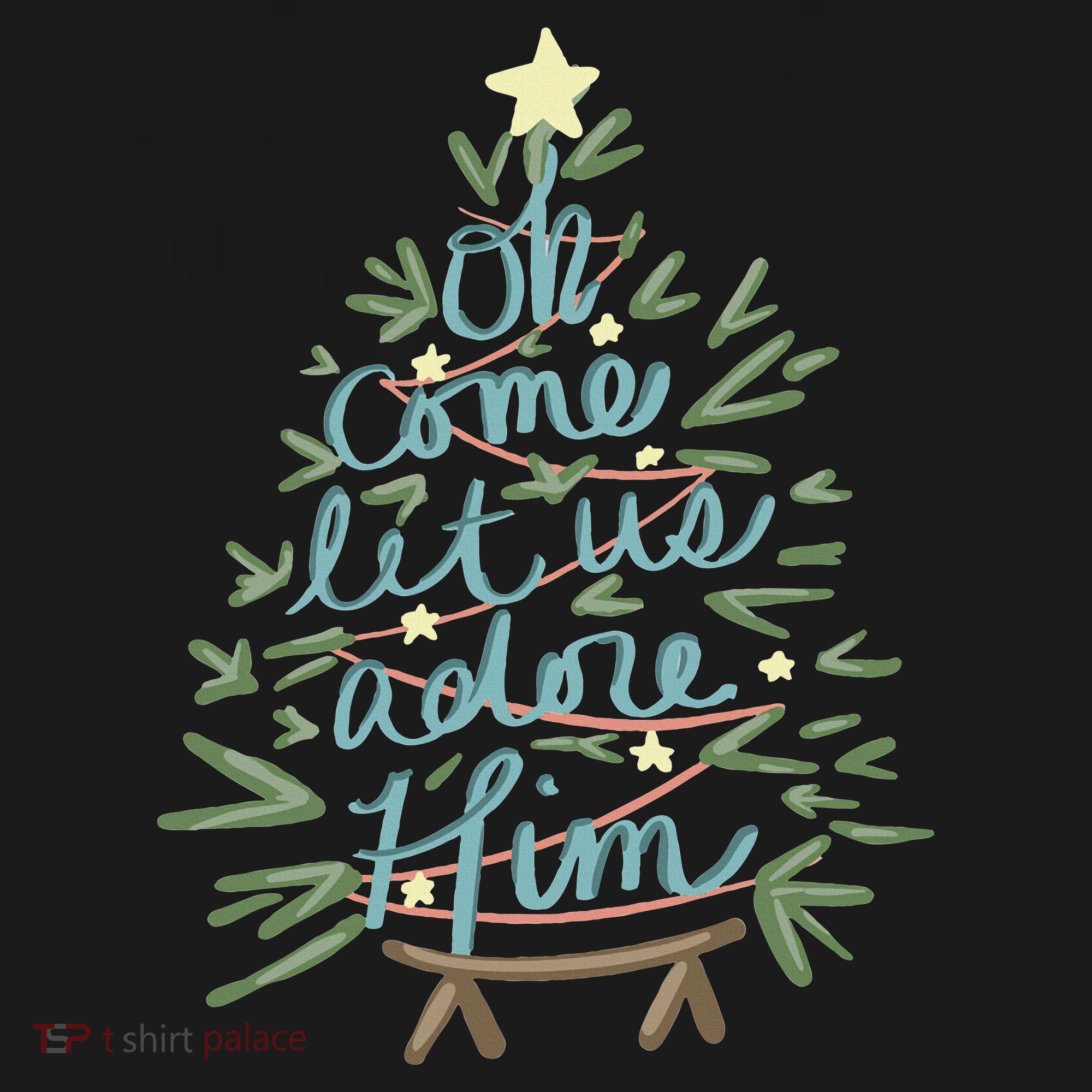 Christian Christ Nativity Christmas Oh Come Let Us Adore Him Women's Hoodie