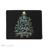 Christian Christ Nativity Christmas Oh Come Let Us Adore Him Mousepad thumb 0