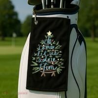 Christian Christ Nativity Christmas Oh Come Let Us Adore Him Golf Towel thumb 2
