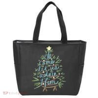 Christian Christ Nativity Christmas Oh Come Let Us Adore Him Tote Bag thumb 0