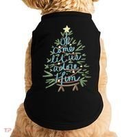 Christian Christ Nativity Christmas Oh Come Let Us Adore Him Great Gift Doggie Tank thumb 0