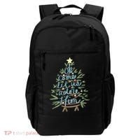 Christian Christ Nativity Christmas Oh Come Let Us Adore Him Great Gift Backpack thumb 0