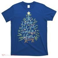 Christian Christ Nativity Christmas Oh Come Let Us Adore Him Great Gift T-Shirt thumb 0