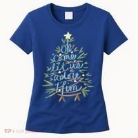Christian Christ Nativity Christmas Oh Come Let Us Adore Him Great Gift Women's T-Shirt thumb 0
