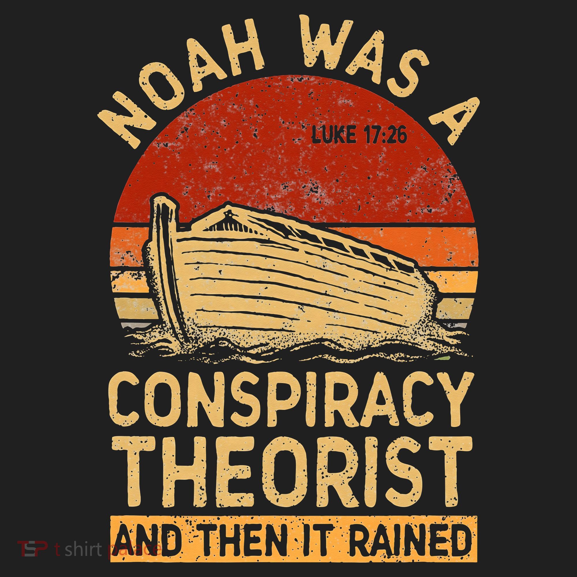 Conservative Christian Noah Was A Conspiracy Theorist Retro Beanie
