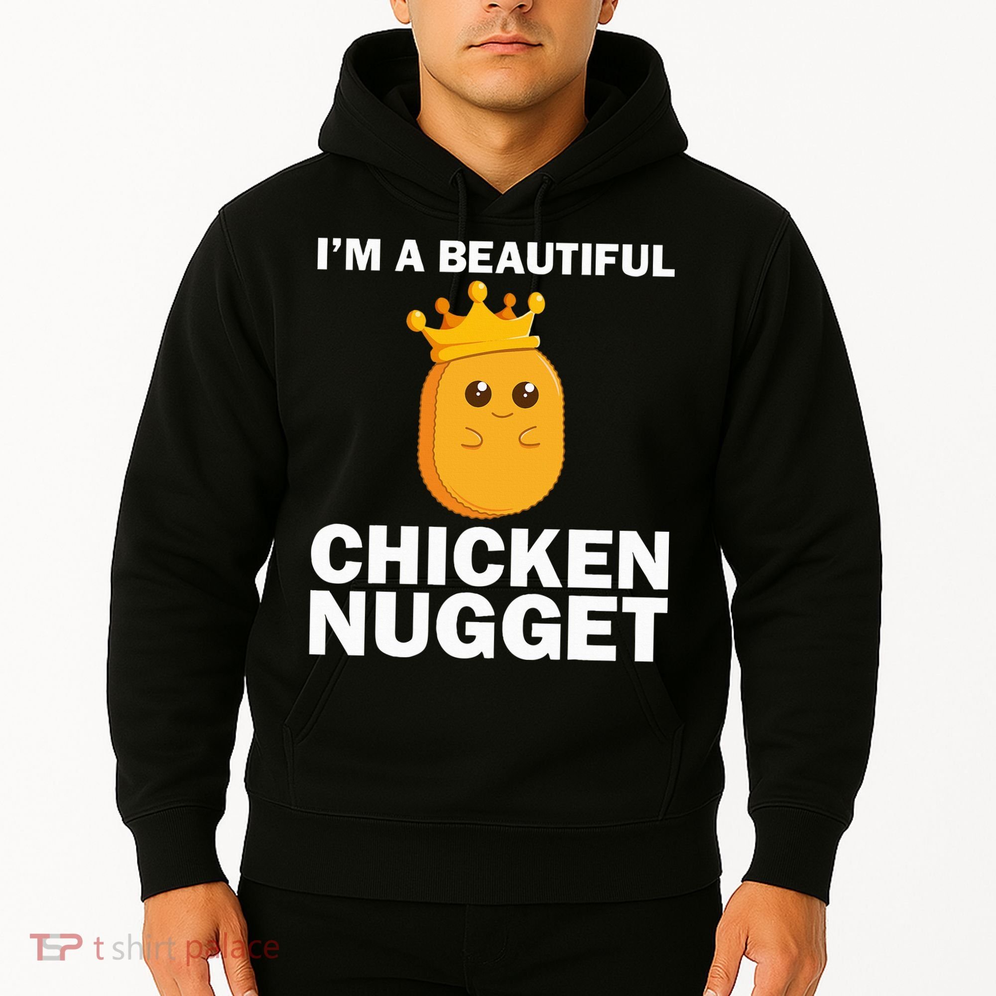 Cute Chicken Nugget Art Chicken Nugget Lover Hoodie